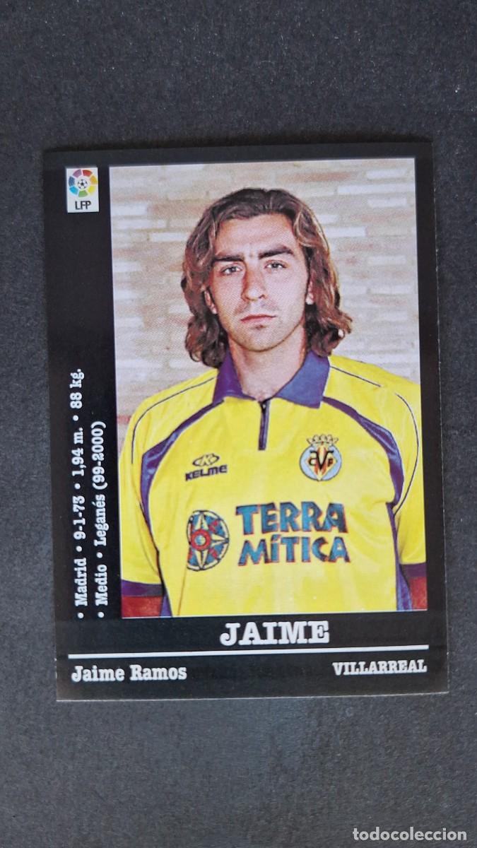 Football Stickers: L2 JAIME VILLARREAL C. F. 333 PANINI LIGA 2000 - 2001 00 01 NUNCA PEGADO SIN PEGAR