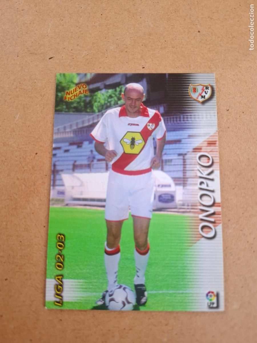 Cromos de F&uacute;tbol: MEGAFICHAS 2002 2003 02 03 - PANINI - 427 ONOPKO ( NUEVO FICHAJE ) - RAYO VALLECANO