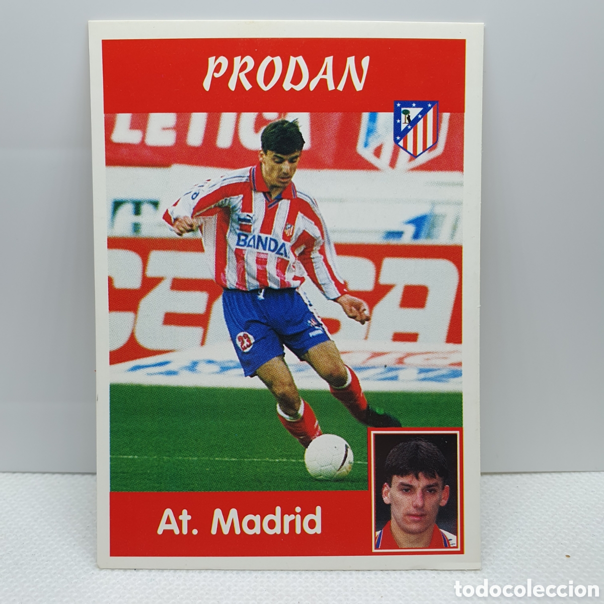 Cromos de F&uacute;tbol: ⚽️ CROMO DE FUTBOL PRODAN ATLETICO DE MADRID LIGA 97-98 PANINI SPORTS ALBUM - ESTAMPAS ADHESIVAS