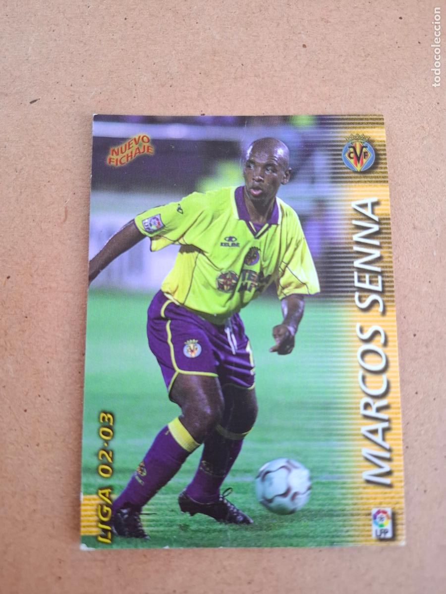Cromos de F&uacute;tbol: MEGAFICHAS 2002 2003 02 03 - PANINI - 428 MARCOS SENNA ( NUEVO FICHAJE ) - VILLARREAL CF