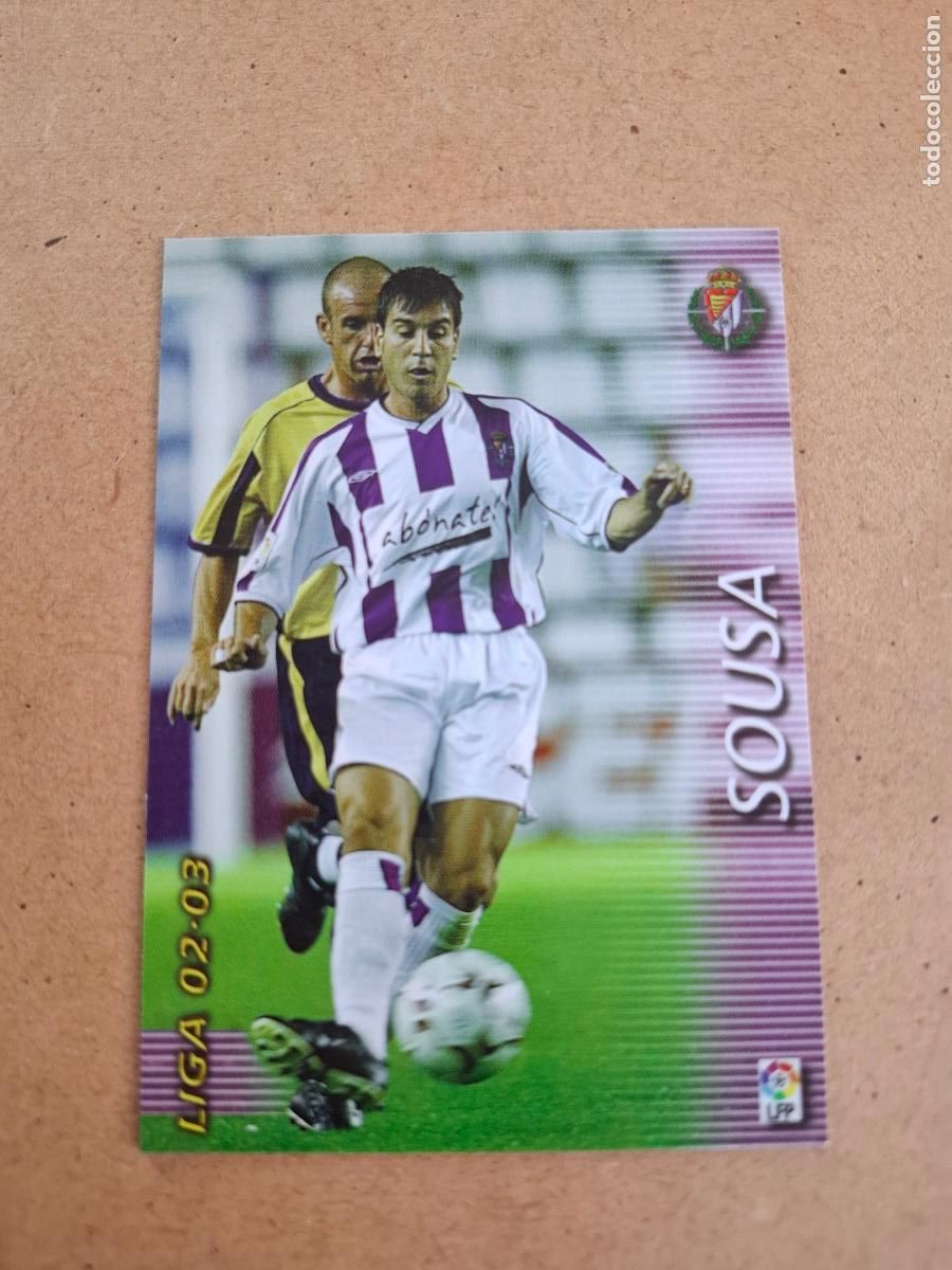 Cromos de F&uacute;tbol: MEGAFICHAS 2002 2003 02 03 - PANINI - 429 SOUSA ( NUEVO FICHAJE ) - REAL VALLADOLID