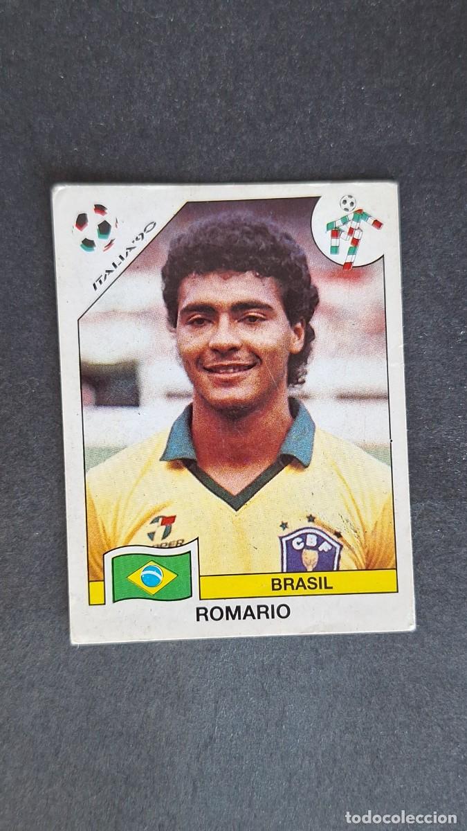Cromos de F&uacute;tbol: L2 ROMARIO SELECCION BRASIL 208 MUNDIAL ITALIA 1990 90 PANINI NUNCA PEGADO SIN PEGAR