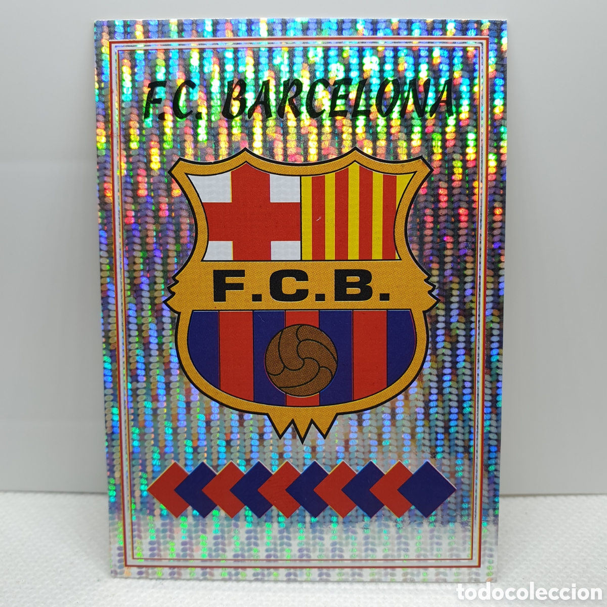 Cromos de Futebol: ⚽️ CROMO DE FUTBOL ESCUDO BARCELONA LIGA 97-98 BAR&Ccedil;A PANINI SPORTS ALBUM - ESTAMPAS ADHESIVAS - CARD
