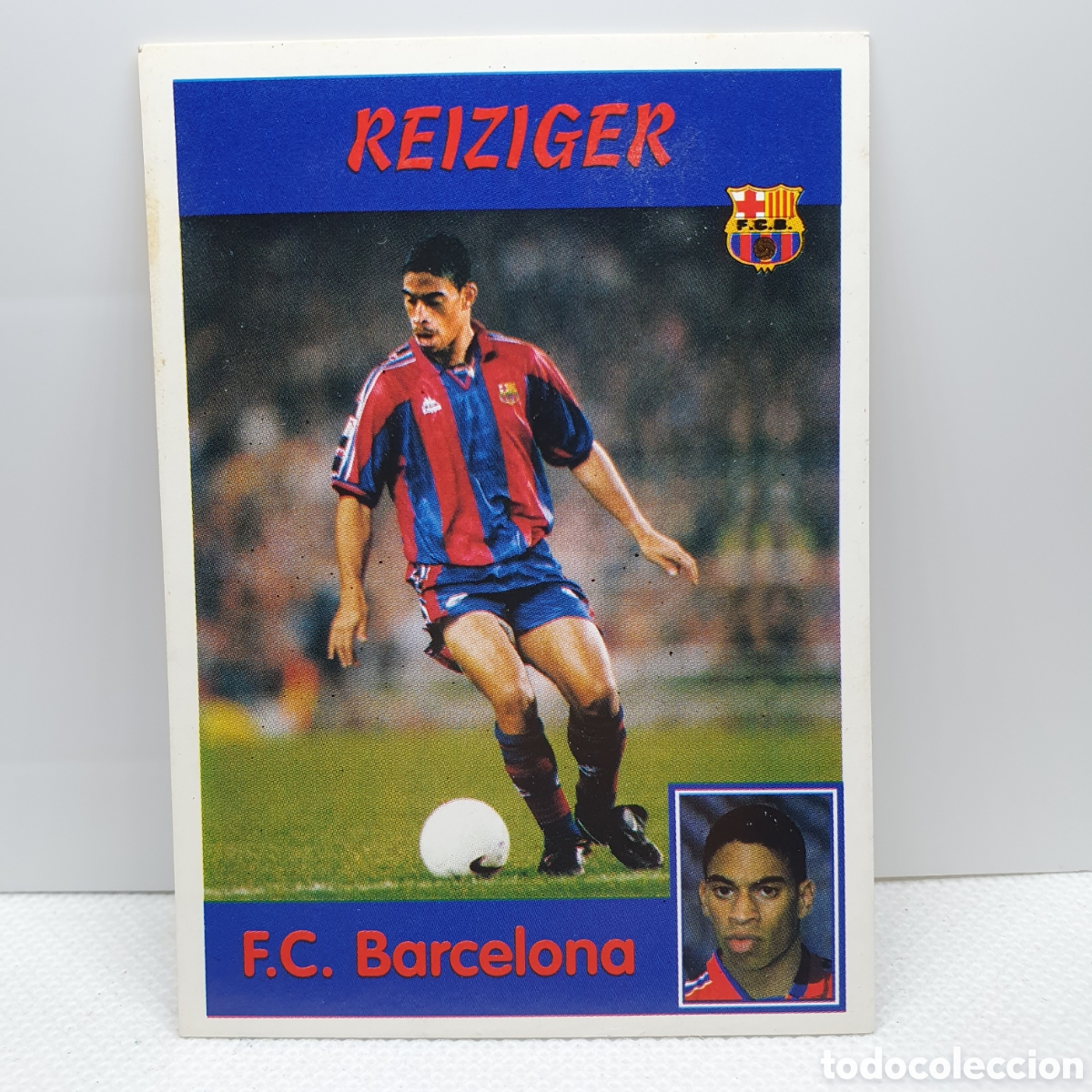 Cromos de F&uacute;tbol: ⚽️ CROMO DE FUTBOL REIZIGER BARCELONA LIGA 97-98 BAR&Ccedil;A PANINI SPORTS ALBUM - ESTAMPAS ADHESIVAS