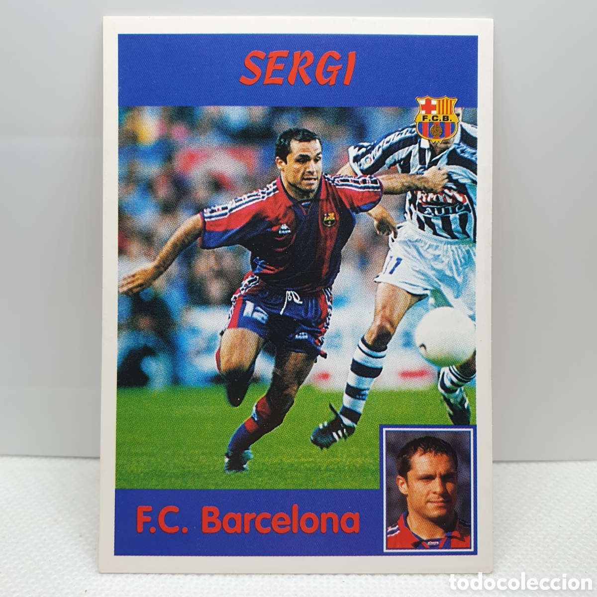Cromos de F&uacute;tbol: ⚽️ CROMO DE FUTBOL SERGI BARCELONA LIGA 97-98 BAR&Ccedil;A PANINI SPORTS ALBUM - ESTAMPAS ADHESIVAS - CARTA