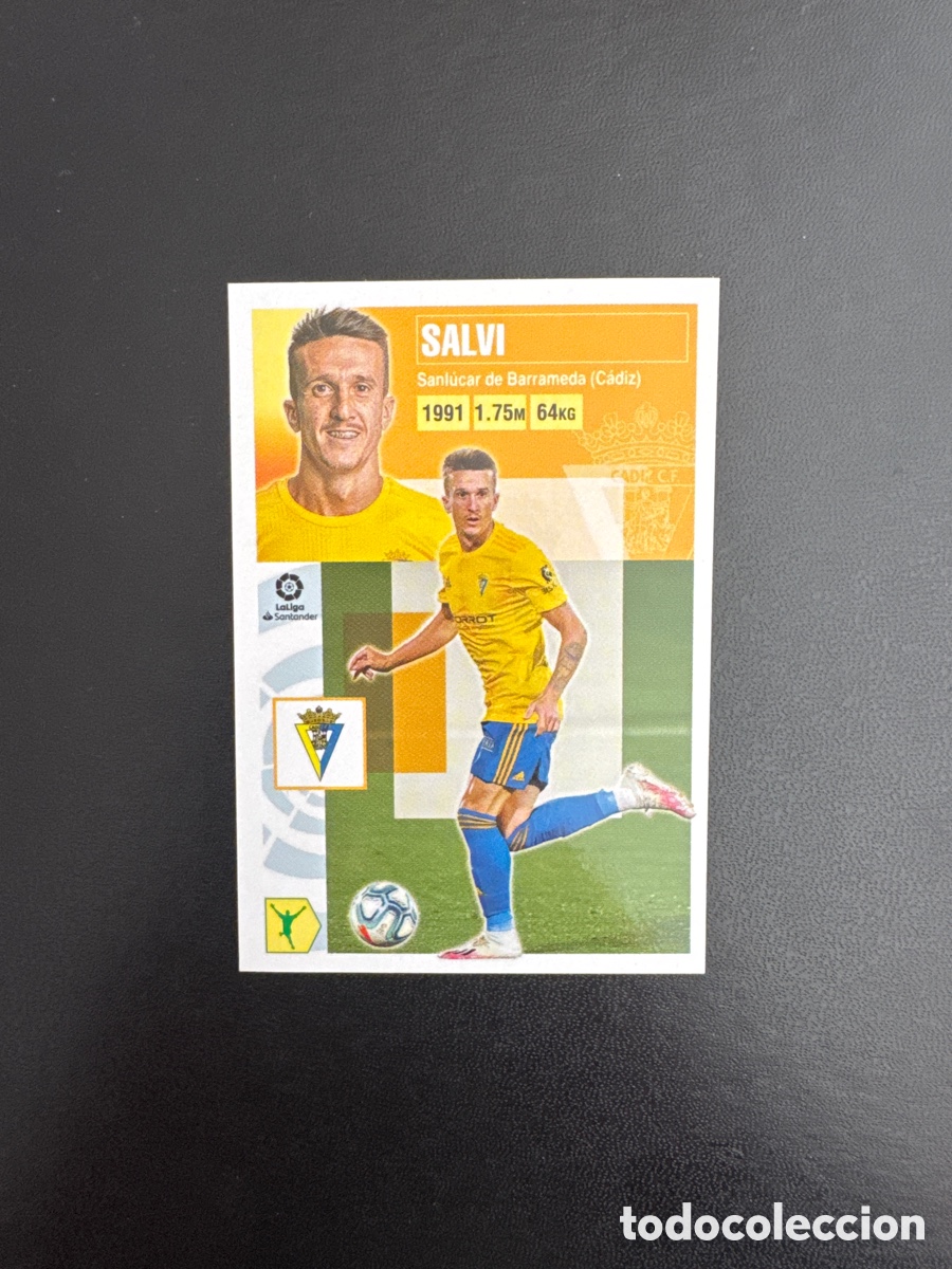 Fu&szlig;ball-Sticker: SALVI C&Aacute;DIZ N&Uacute;MERO 16 LIGA ESTE 2020 2021