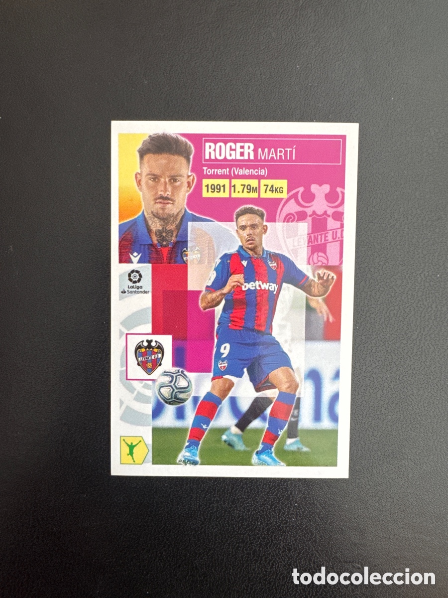 Football Stickers: ROGER LEVANTE N&Uacute;MERO 17 LIGA ESTE 2020 2021