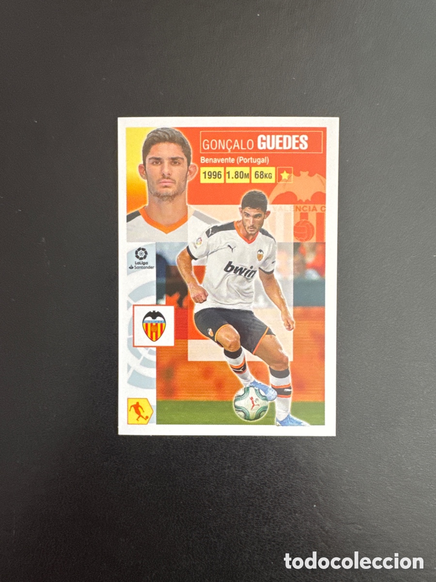 Fu&szlig;ball-Sticker: GUEDES NUMERO 14 VALENCIA LIGA ESTE 2020 2021