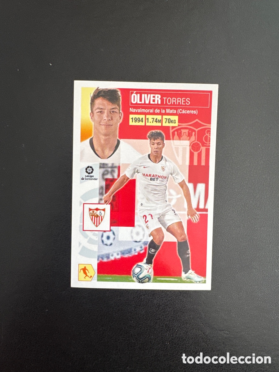 Cromos de F&uacute;tbol: OLIVER SEVILLA N&Uacute;MERO 13 LIGA ESTE 2020 2021