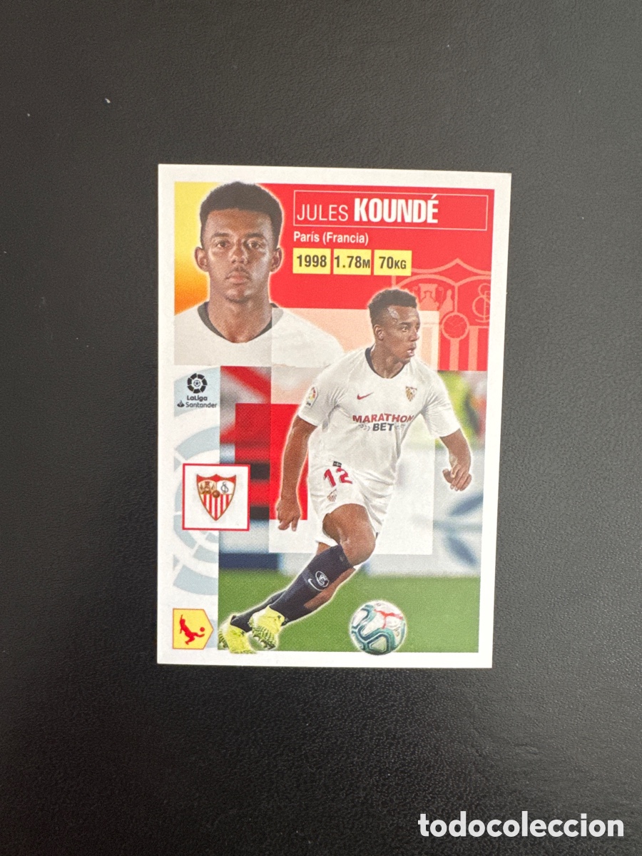 Cromos de F&uacute;tbol: KOUNDE SEVILLA NUMERO 5 LIGA ESTE 2020 2021