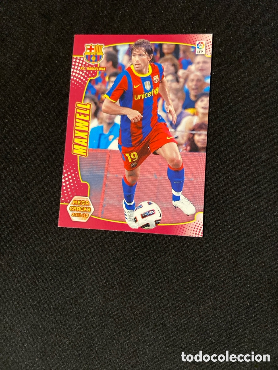 Cromos de F&uacute;tbol: MAXWELL 44 (BARCELONA)