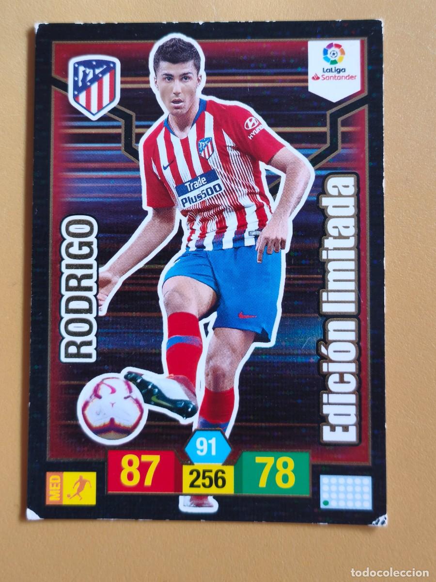 Cromos de f&uacute;tbol: rodrigo, 2018 19 edicion limitada - Foto 1