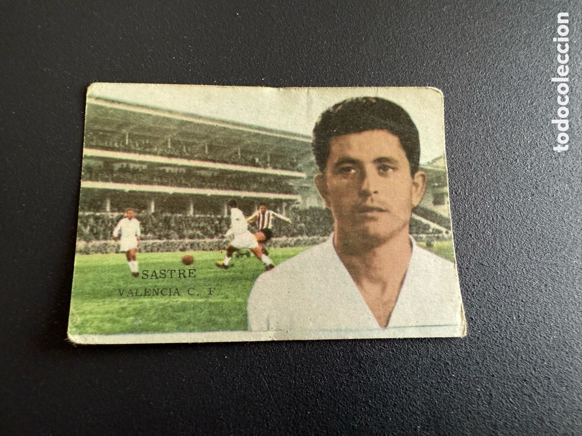 Cromos de F&uacute;tbol: FHER 62 63. SASTRE ( Valencia )