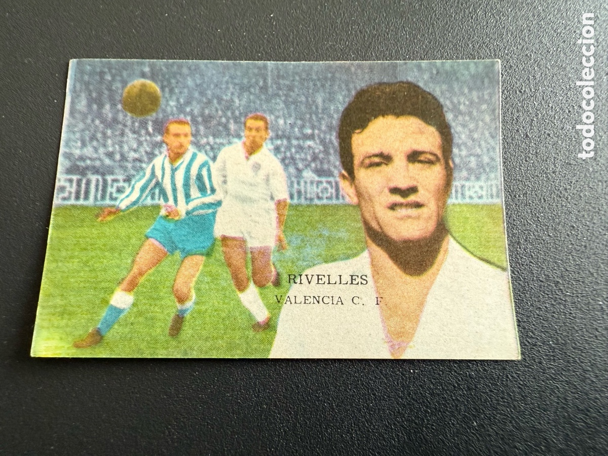 Cromos de F&uacute;tbol: FHER 62 63. RIVELLES ( Valencia ). Nunca Pegado