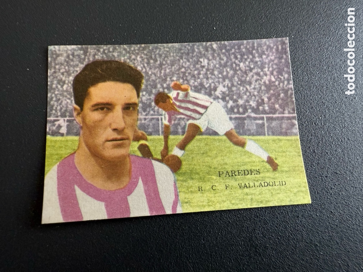 Cromos de F&uacute;tbol: FHER 62 63. PAREDES ( Valladolid). Nunca Pegado