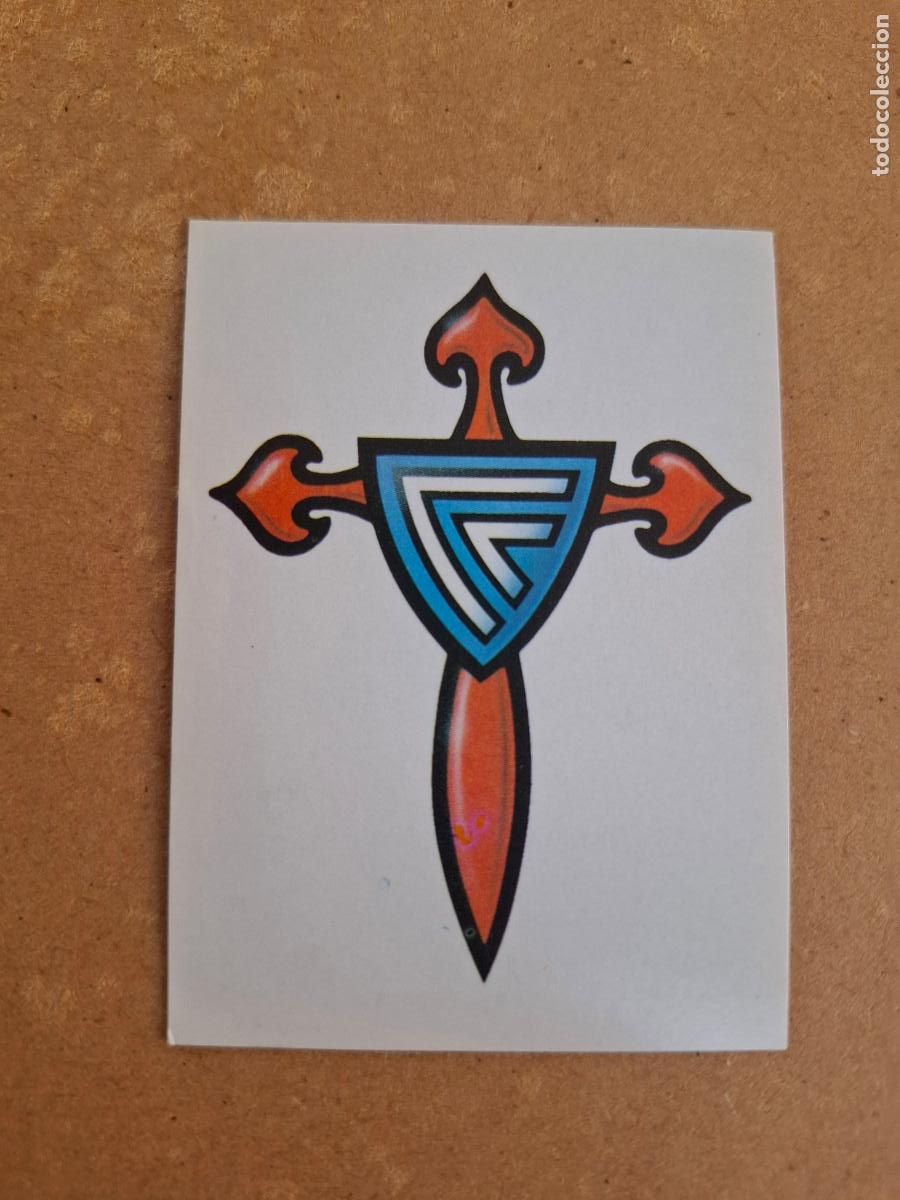 Fu&szlig;ball-Sticker: ESTE 87 88 1987 1988 - ESCUDO - R.C. CELTA ( NUNCA PEGADO ) CP10