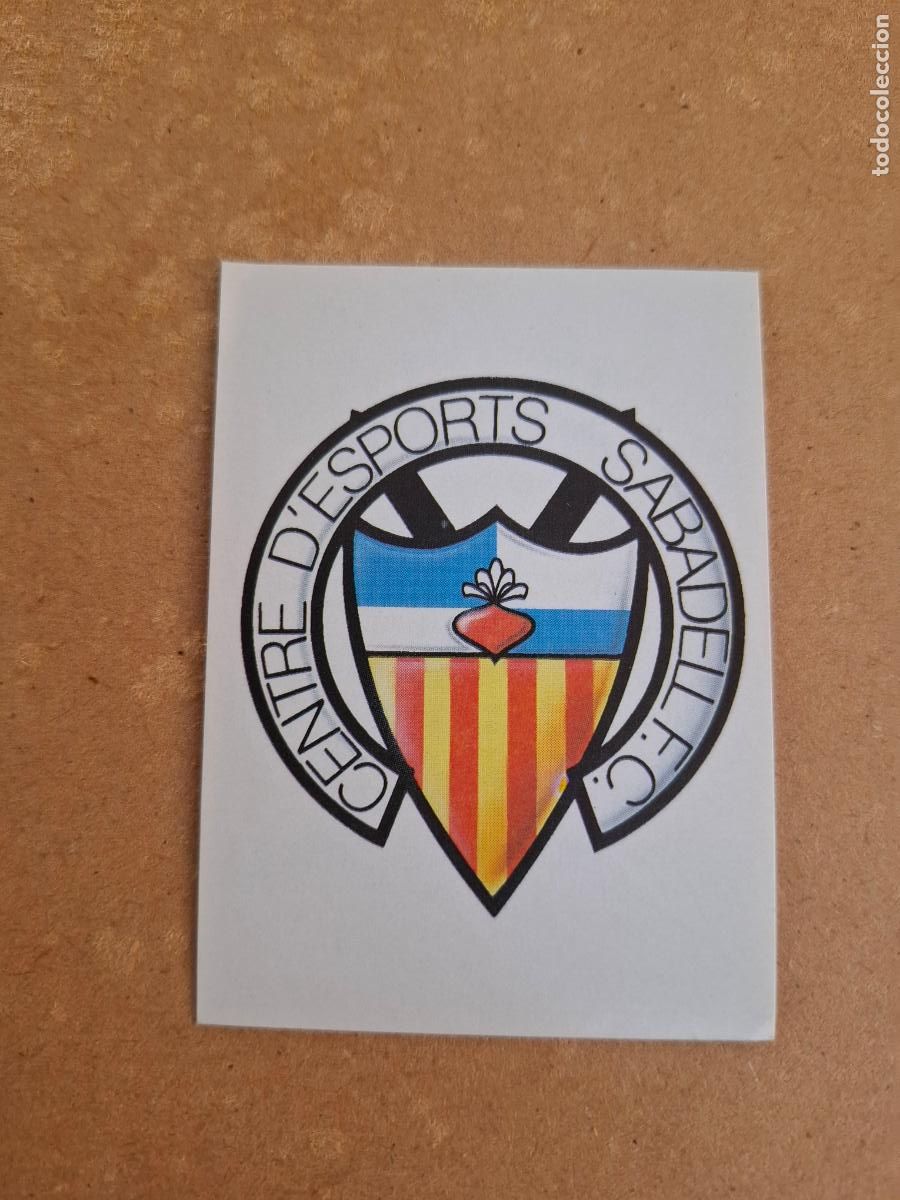 Cartes &agrave; collectionner de Football: ESTE 87 88 1987 1988 - ESCUDO - CENTRO DEPORTIVO SABADELL ( NUNCA PEGADO ) CP10