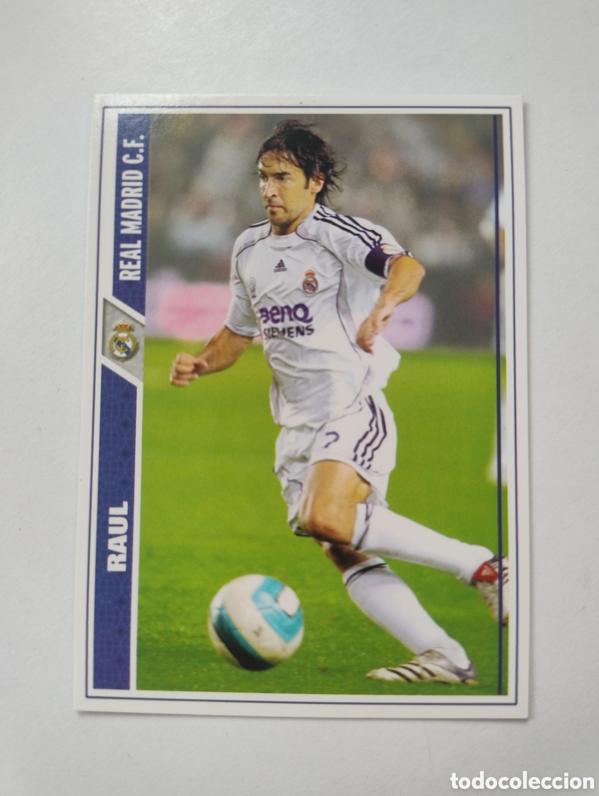 Cromos de F&uacute;tbol: 21 - Ra&uacute;l - Real Madrid - Mundicromo Liga 2007 - 2008