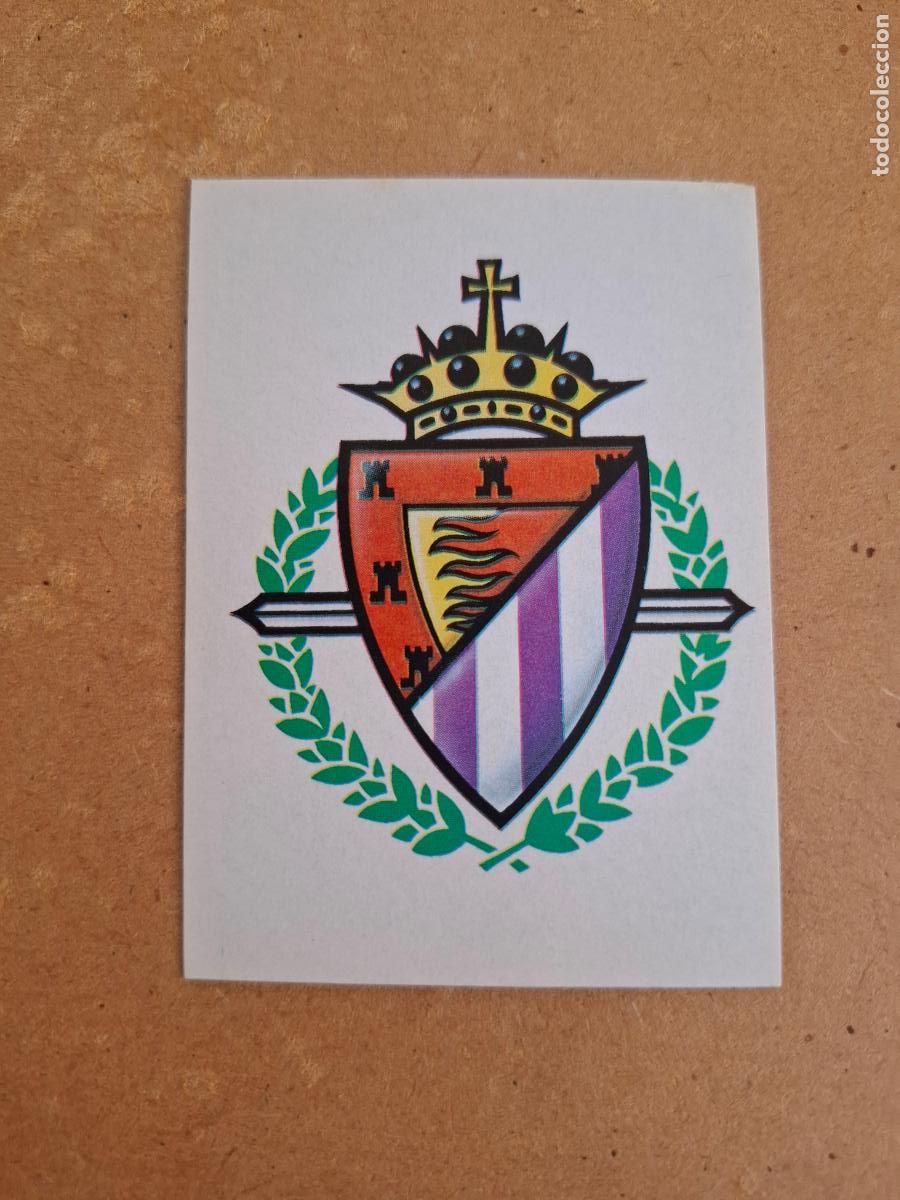 Cromos de F&uacute;tbol: ESTE 87 88 1987 1988 - ESCUDO - REAL VALLADOLID ( NUNCA PEGADO ) CP10