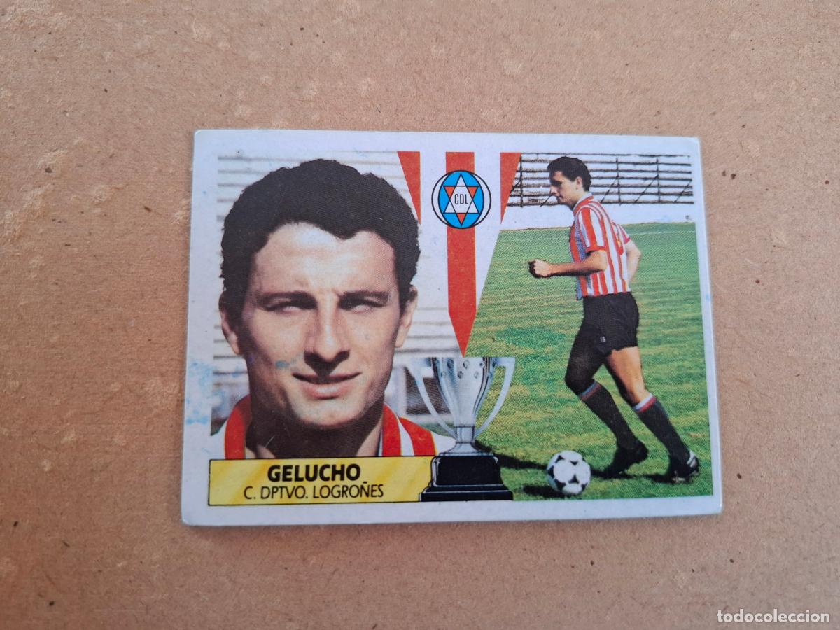 Cartes &agrave; collectionner de Football: ESTE 87 88 1987 1988 - FICHAJE 16 GELUCHO - LOGRO&Ntilde;&Eacute;S CF ( NUNCA PEGADO ) CP10