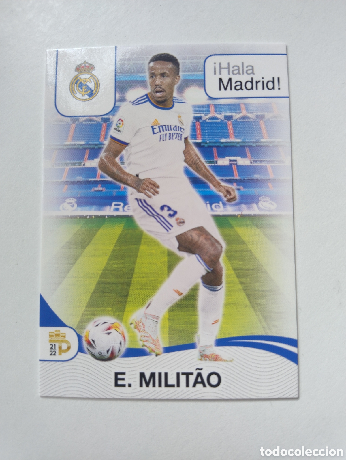 Cromos de F&uacute;tbol: 5 - Militao - Real Madrid - Panini P&oacute;dium 2022 Hala Madrid