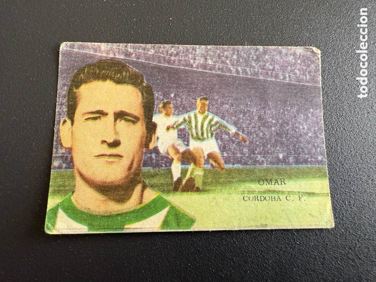 Cromos de F&uacute;tbol: FHER 62 63. OMAR ( Cordoba )