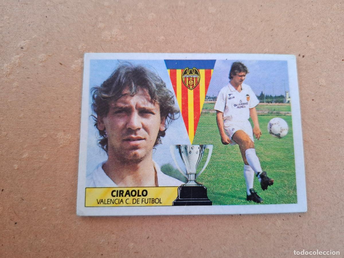 Cromos de F&uacute;tbol: ESTE 87 88 1987 1988 - FICHAJE 24 CIRAOLO - VALENCIA CF ( NUNCA PEGADO ) CP10