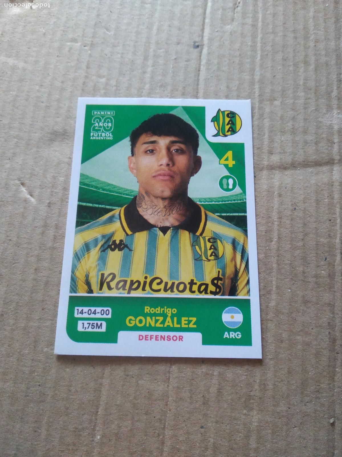 Football Stickers: ALD3 RODRIGO GONZALEZ ALDOSIVI CROMO FUTBOL ARGENTINO PANINI LIGA ARGENTINA 2025