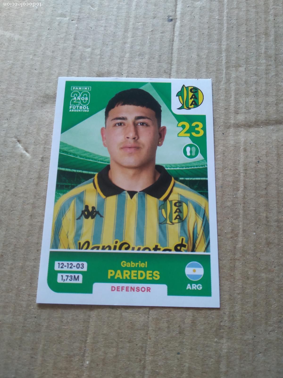 Football Stickers: ALD4 GABRIEL PAREDES ALDOSIVI CROMO FUTBOL ARGENTINO PANINI LIGA ARGENTINA 2025
