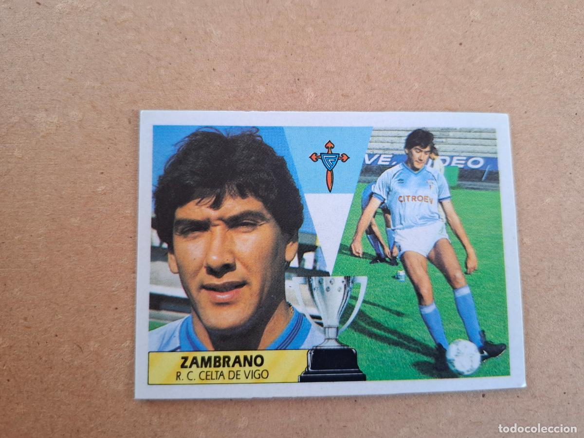 Cromos de F&uacute;tbol: ESTE 87 88 1987 1988 - FICHAJE 36 ZAMBRANO - CELTA DE VIGO ( NUNCA PEGADO ) CP10