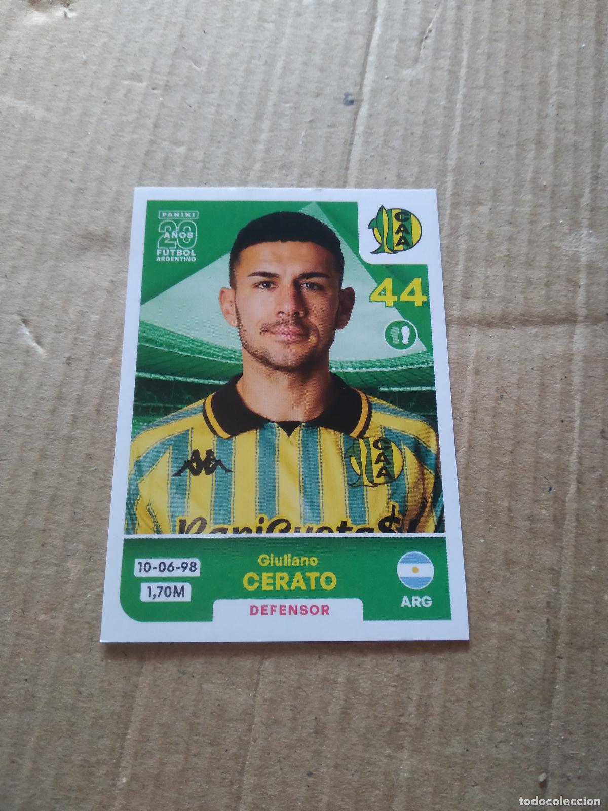 Cromos de F&uacute;tbol: ALD7 GIULIANO CERATO ALDOSIVI CROMO FUTBOL ARGENTINO PANINI LIGA ARGENTINA 2025