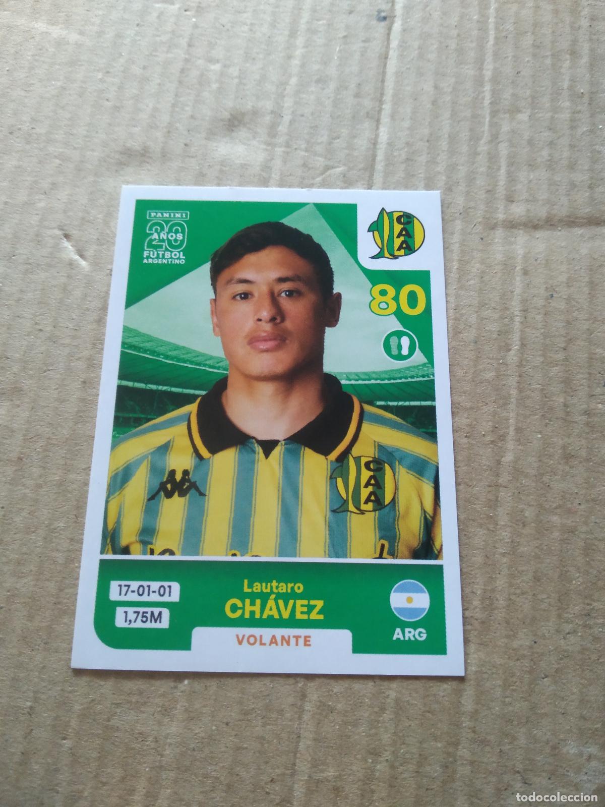 Cromos de F&uacute;tbol: ALD9 LAUTARO CHAVEZ ALDOSIVI CROMO FUTBOL ARGENTINO PANINI LIGA ARGENTINA 2025