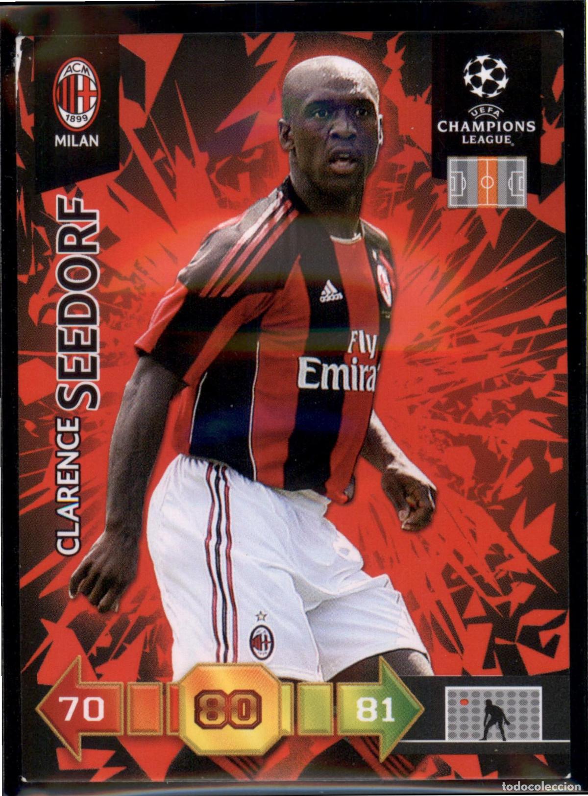 Cromos de F&uacute;tbol: Seedorf N&ordm; 199 AC Milan UEFA Champions League Adrenalyn XL 2010 2011 Panini 10 11