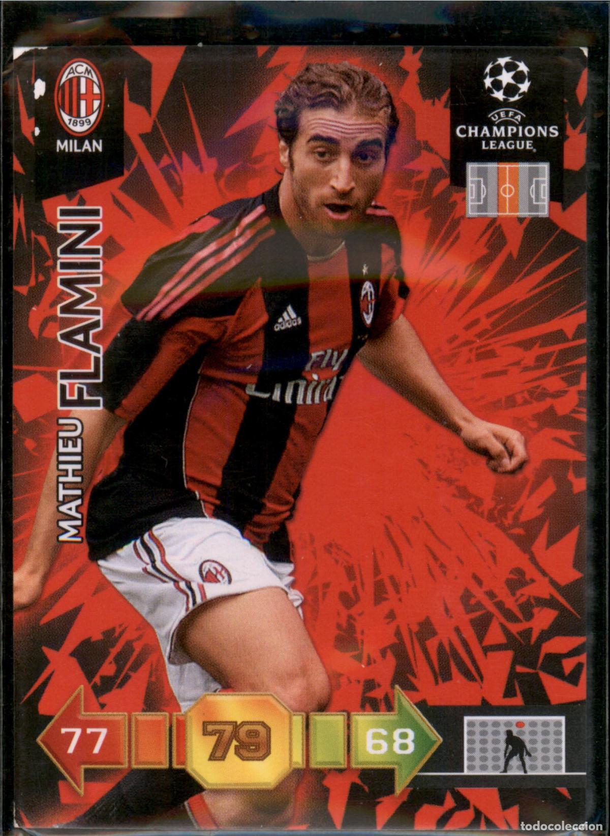 Football Stickers: Flamini N&ordm; 198 AC Milan UEFA Champions League Adrenalyn XL 2010 2011 Panini 10 11