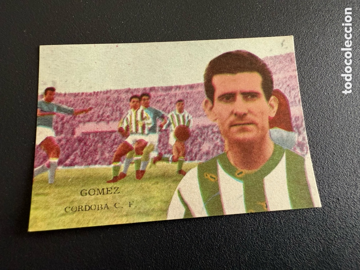 Football Stickers: FHER 62 63. G&Oacute;MEZ ( C&oacute;rdoba). Nunca pegado