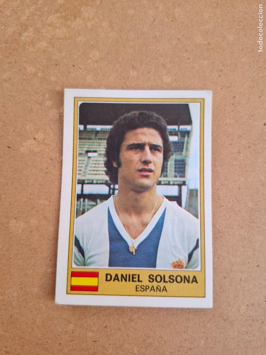 Cromos de F&uacute;tbol: EURO FOOTBALL 1976 1977 76 77 - 92 SOLSONA - RCD. ESPA&Ntilde;OL ( NUNCA PEGADO ) CP10