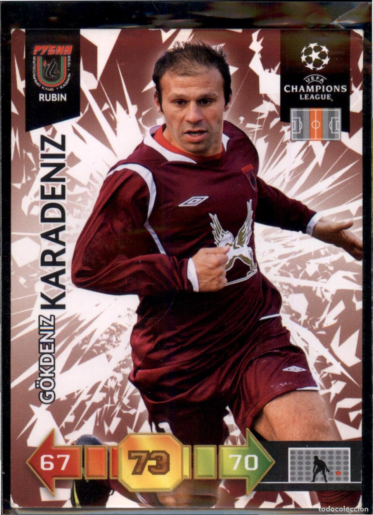 Football Stickers: Karadeniz N&ordm; 276 FC Rubin Kazan UEFA Champions League Adrenalyn XL 2010 2011 Panini 10 11