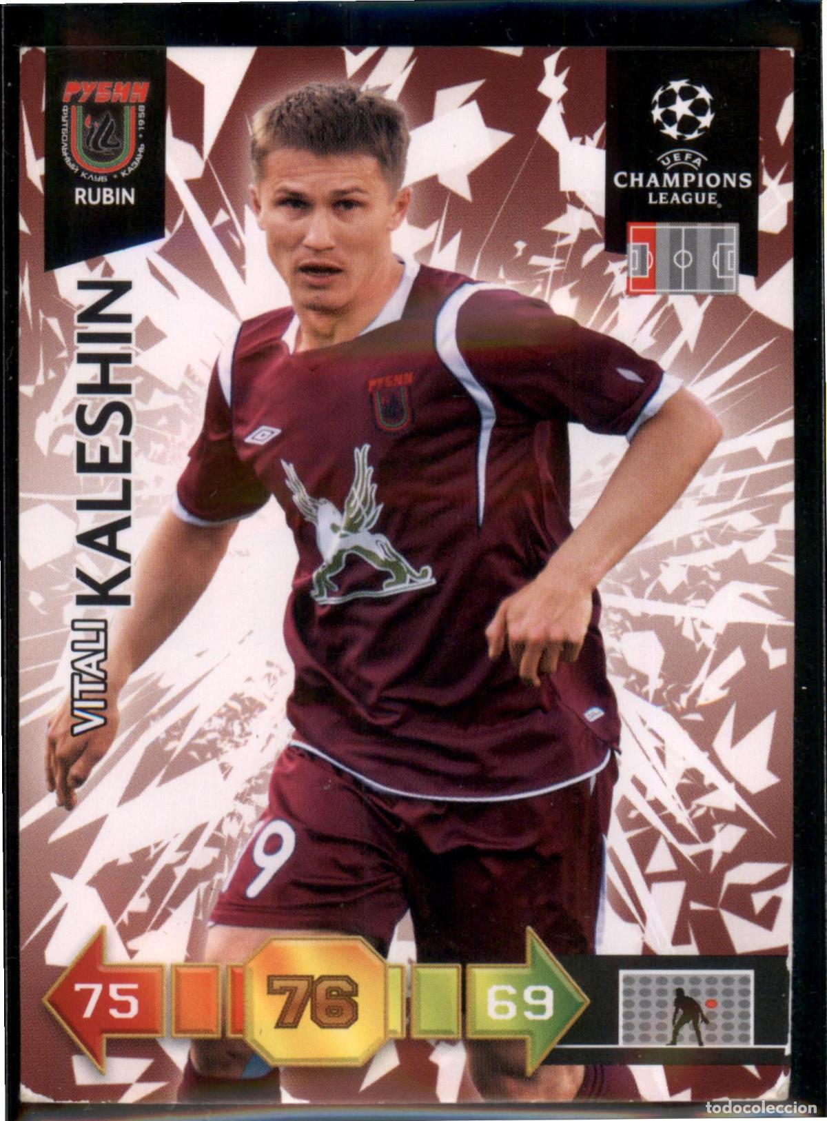 Cromos de Futebol: Kaleshin N&ordm; 272 FC Rubin Kazan UEFA Champions League Adrenalyn XL 2010 2011 Panini 10 11