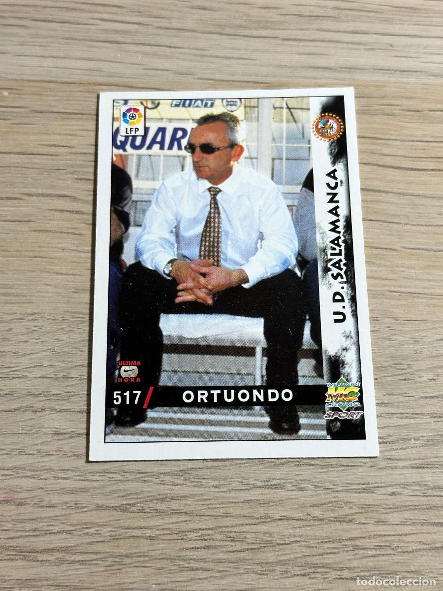 Cromos de F&uacute;tbol: 517 ORTUONDO SALAMANCA ULTIMA HORA 1998 1999 MUNDICROMO FICHAS LIGA 98 99