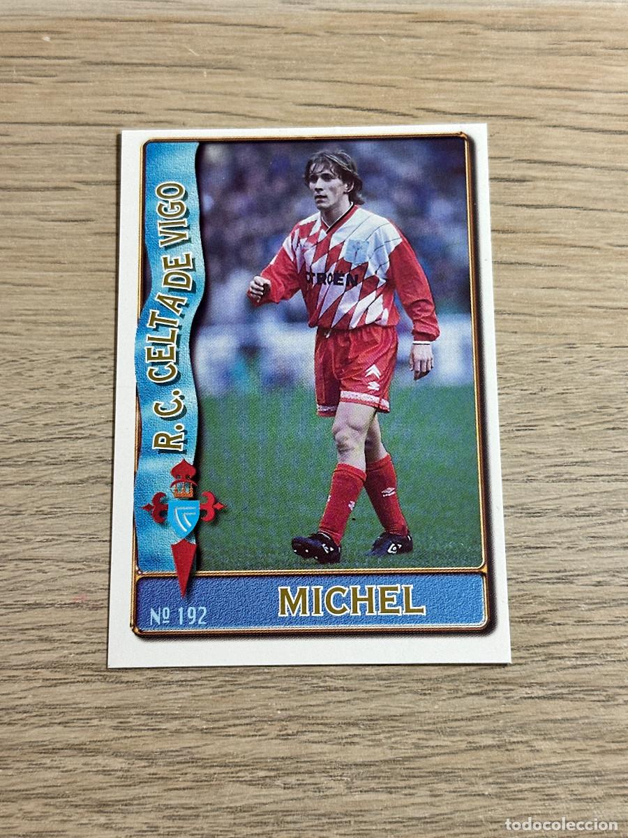 Cromos de F&uacute;tbol: 192 MICHEL CELTA LAS FICHAS DE LA LIGA 96 97 MUNDICROMO