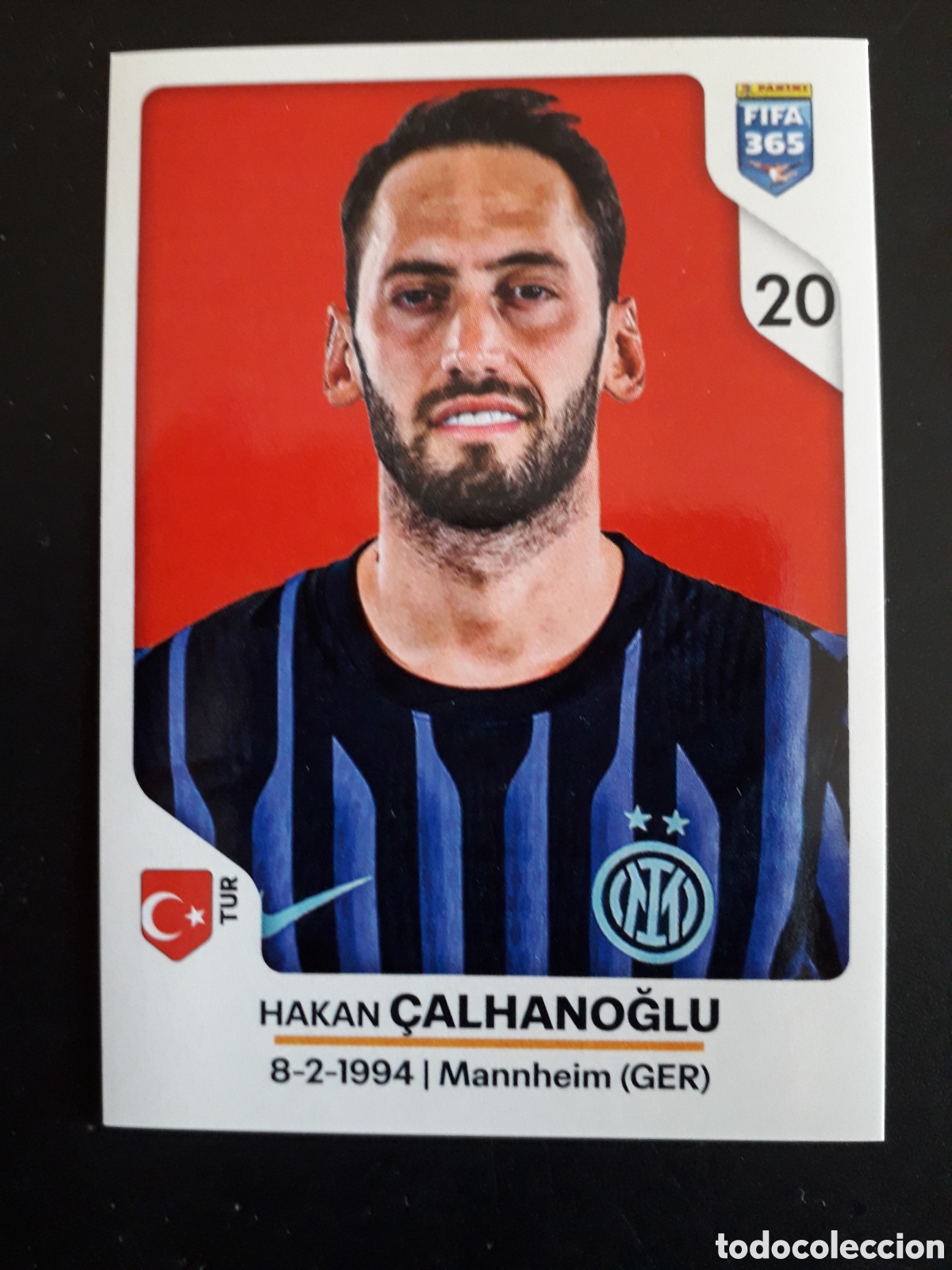 Cromos de F&uacute;tbol: &Ccedil;ALHANOĞLU INTER DE MILAN, N&deg; 272 FIFA 365 STICKER 2026 PEDIDO M&Iacute;NIMO 3&euro;