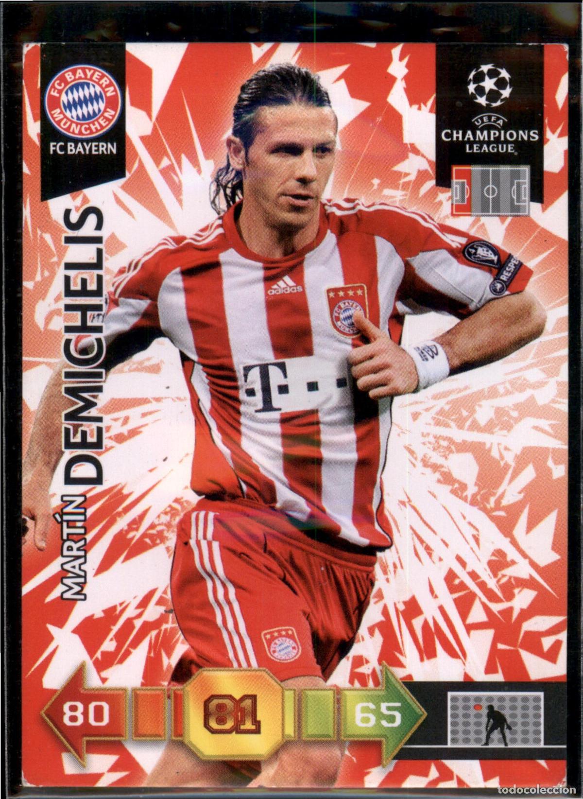 Cartes &agrave; collectionner de Football: Demichelis N&ordm; 41 FC Bayern Munchen UEFA Champions League Adrenalyn XL 2010 2011 Panini 10 11