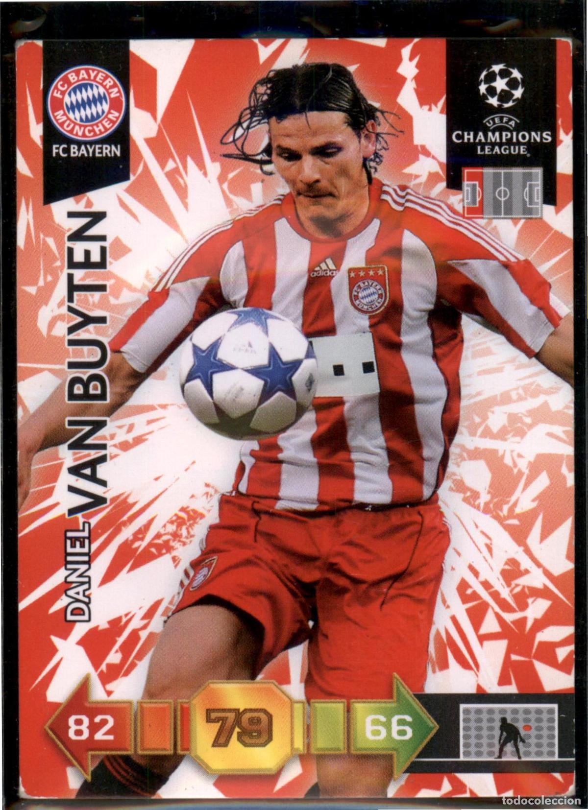 Cartes &agrave; collectionner de Football: Van Buyten N&ordm; 43 FC Bayern Munchen UEFA Champions League Adrenalyn XL 2010 2011 Panini 10 11