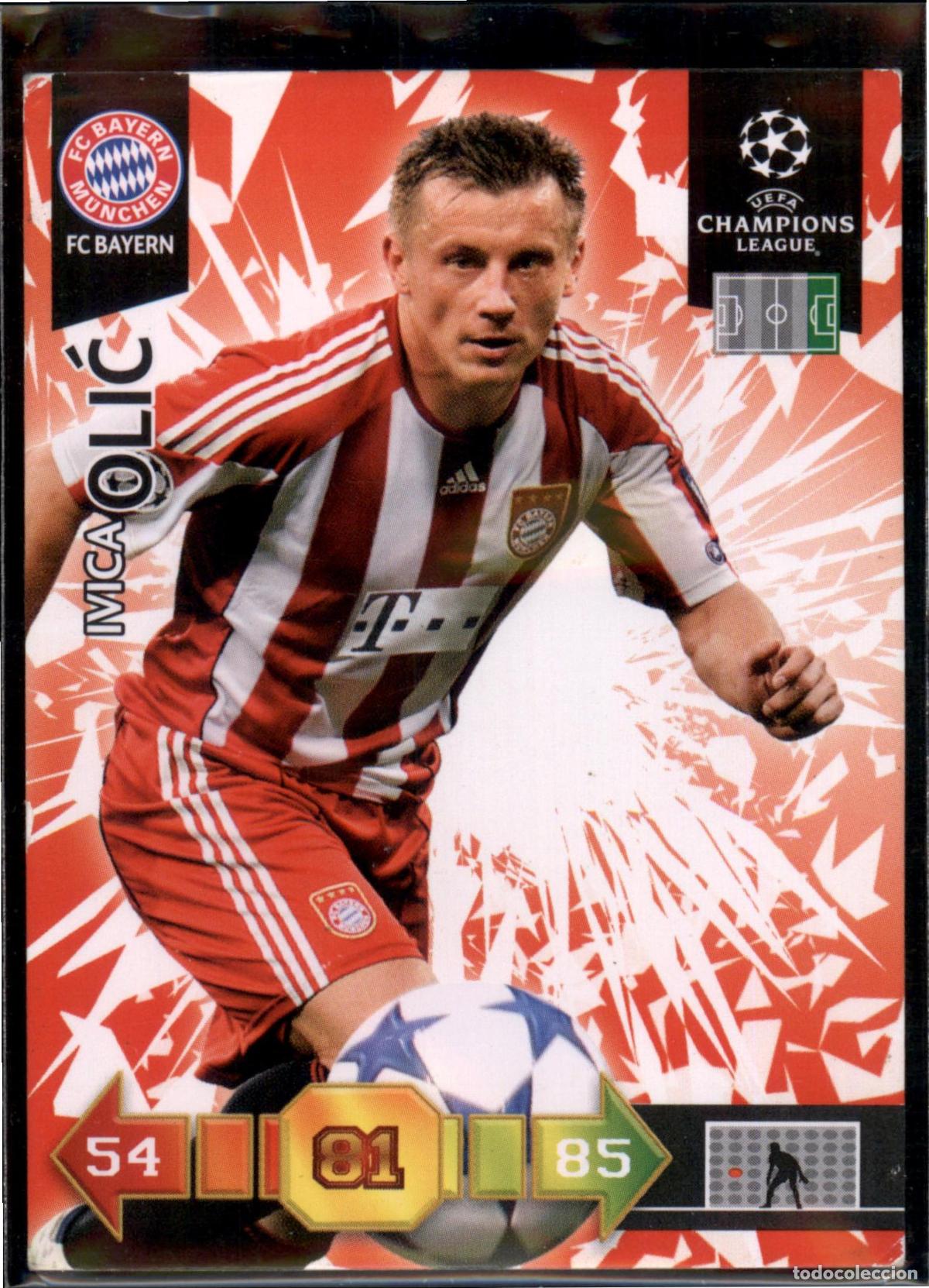 Cromos de F&uacute;tbol: Olic N&ordm; 57 FC Bayern Munchen UEFA Champions League Adrenalyn XL 2010 2011 Panini 10 11