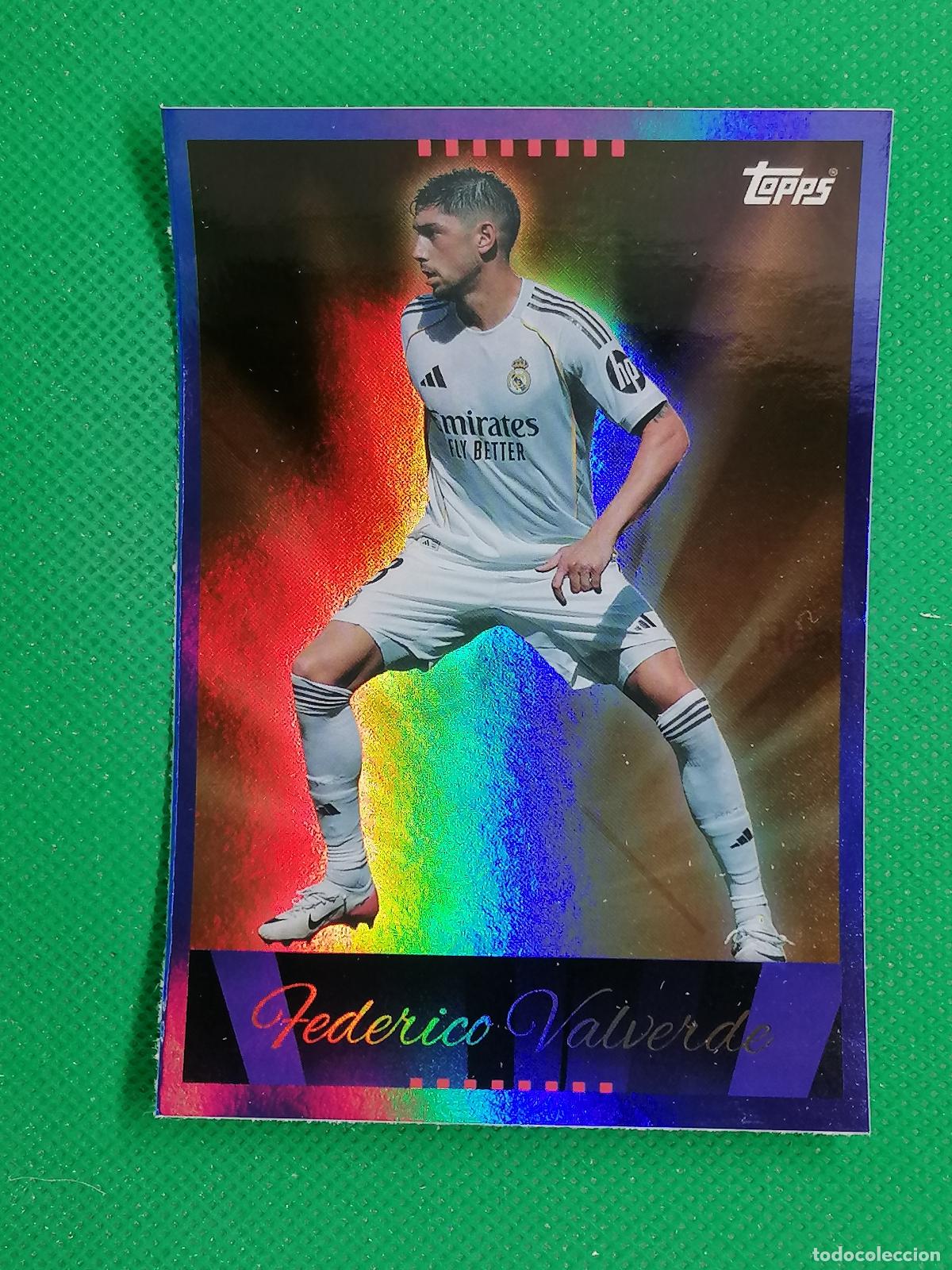 Cromos de F&uacute;tbol: 94 FEDERICO VALVERDE MIDFIELD ROYALTY GRAN TAMA&Ntilde;O ⚽ TOPPS REAL MADRID STICKERS 2025 2026 25 26 ⚽