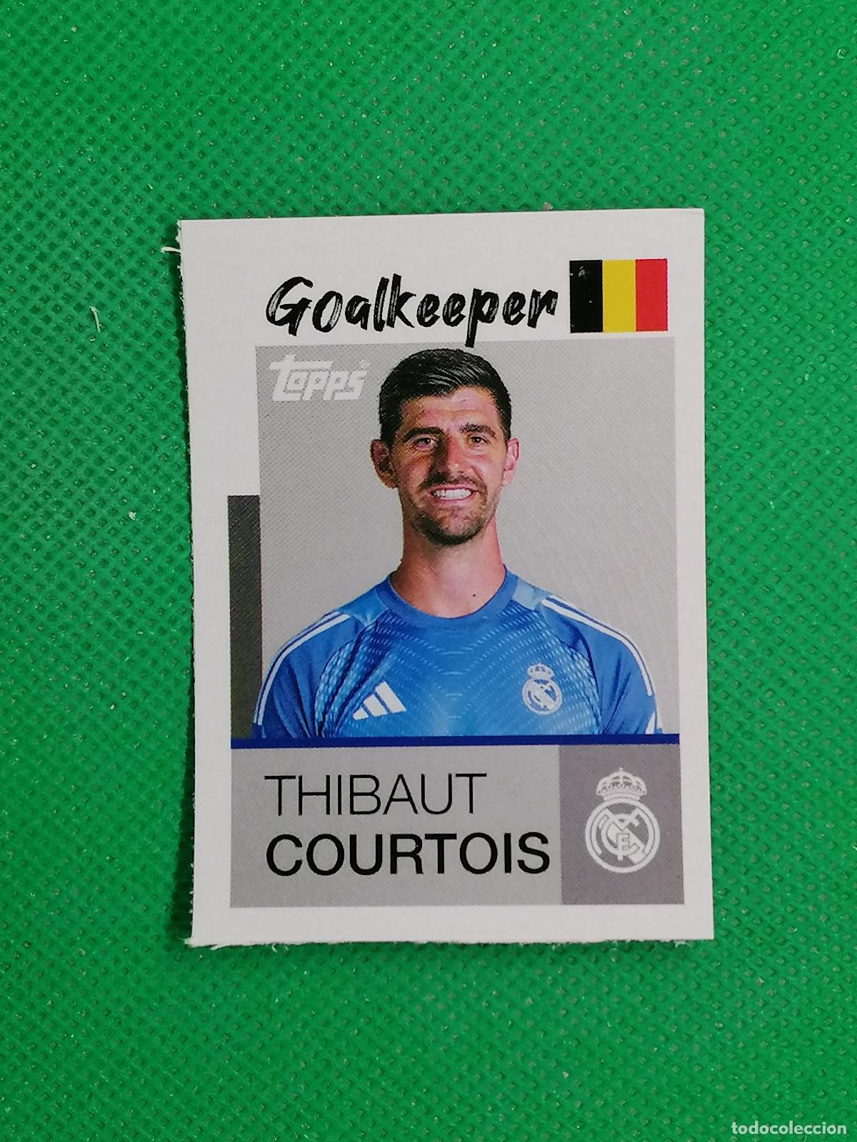 Fu&szlig;ball-Sticker: 7 THIBAUT COURTOIS LOS MERENGUES ⚽ TOPPS REAL MADRID STICKERS 2025 2026 25 26 ⚽