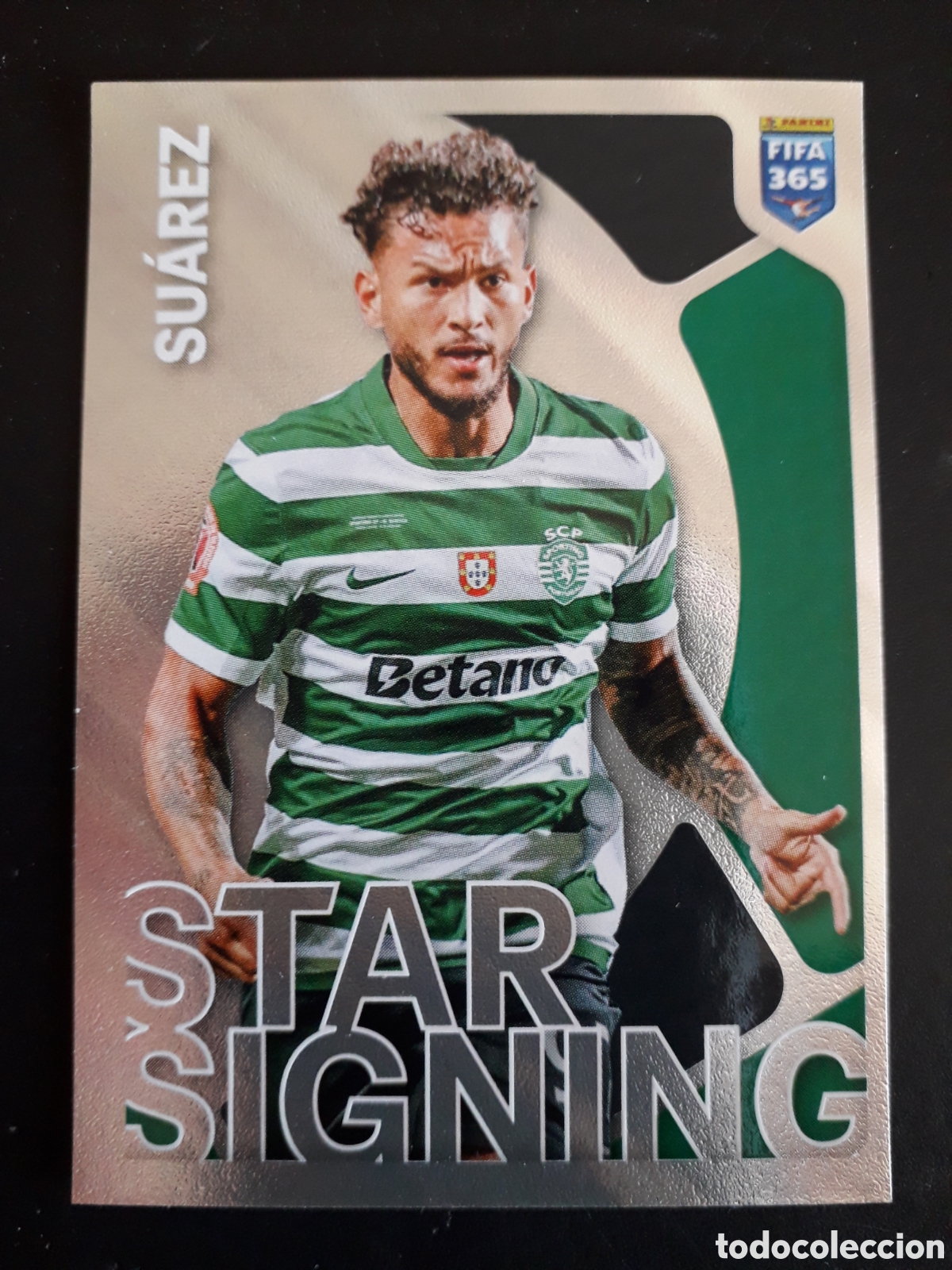 Cartes &agrave; collectionner de Football: SU&Aacute;REZ SPORTING DE PORTUGAL, N&deg; 418 FIFA 365 PANINI STICKER 2026 PEDIDO M&Iacute;NIMO 3&euro;