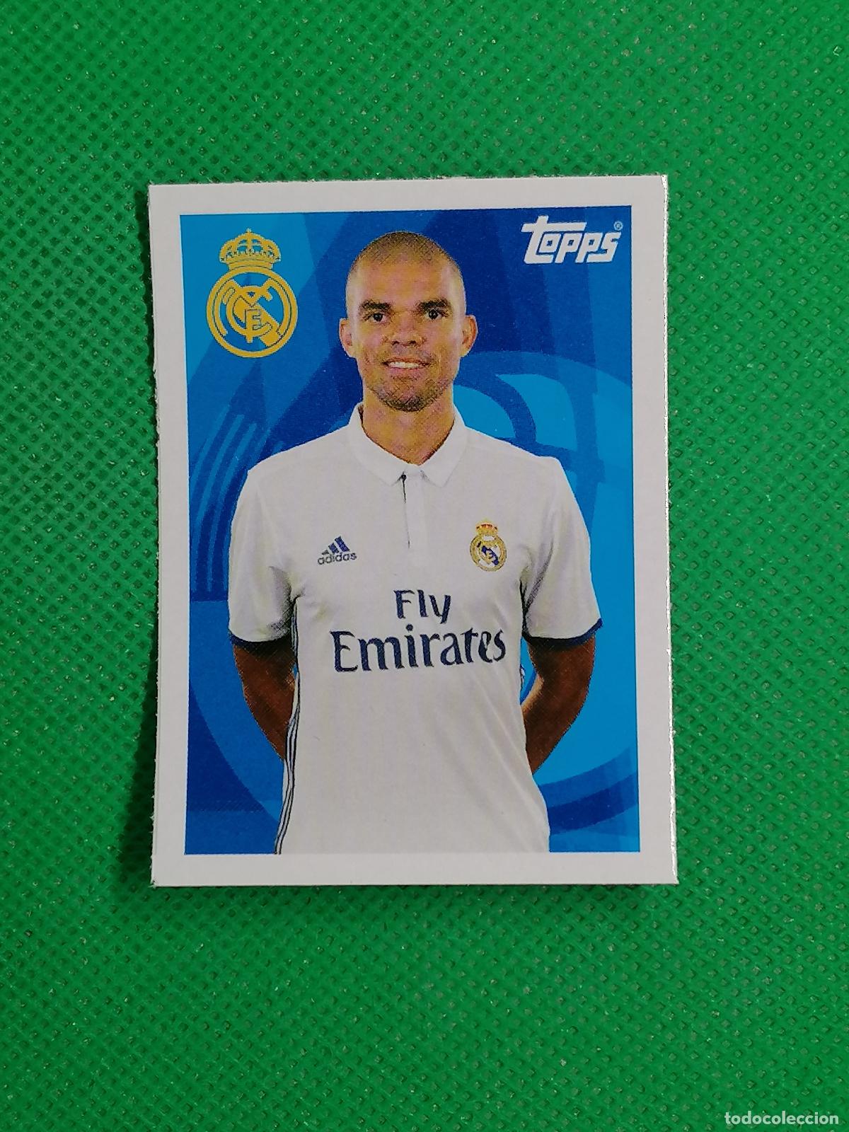 Cromos de F&uacute;tbol: 34 PEPE MADRIDISTAS ⚽ TOPPS REAL MADRID STICKERS 2025 2026 25 26 ⚽