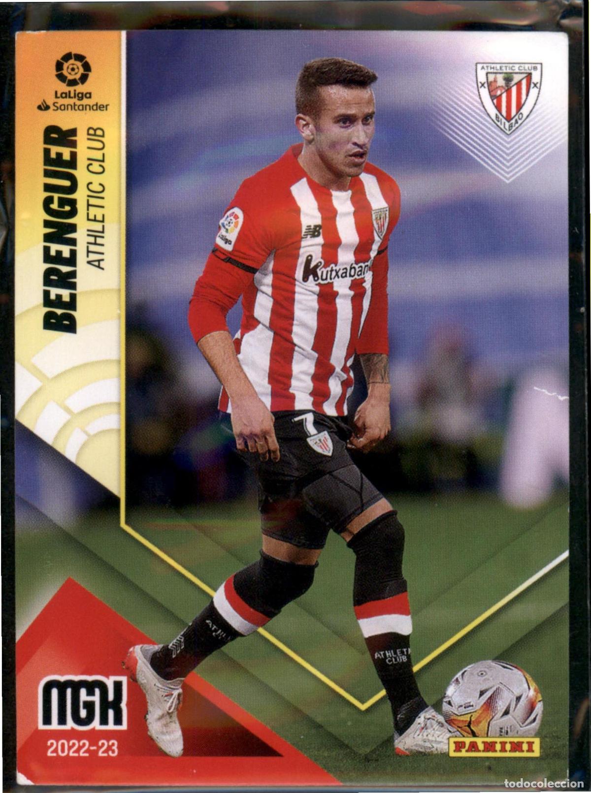 Cromos de F&uacute;tbol: Berenguer N&ordm; 44 Athletic Club LaLiga Santander Megacracks 2022 2023 Panini 22 23
