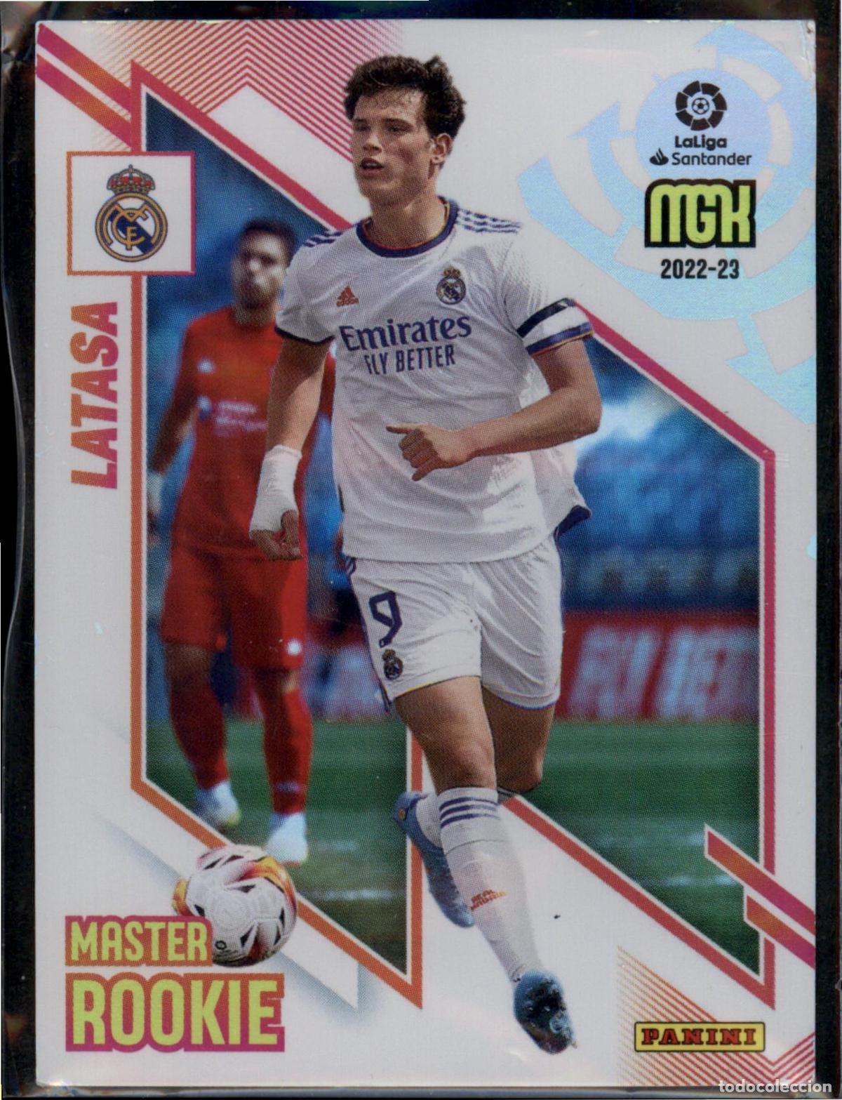 Football Stickers: Latasa Master Rookie N&ordm; 422 Real Madrid LaLiga Santander Megacracks 2022 2023 Panini 22 23